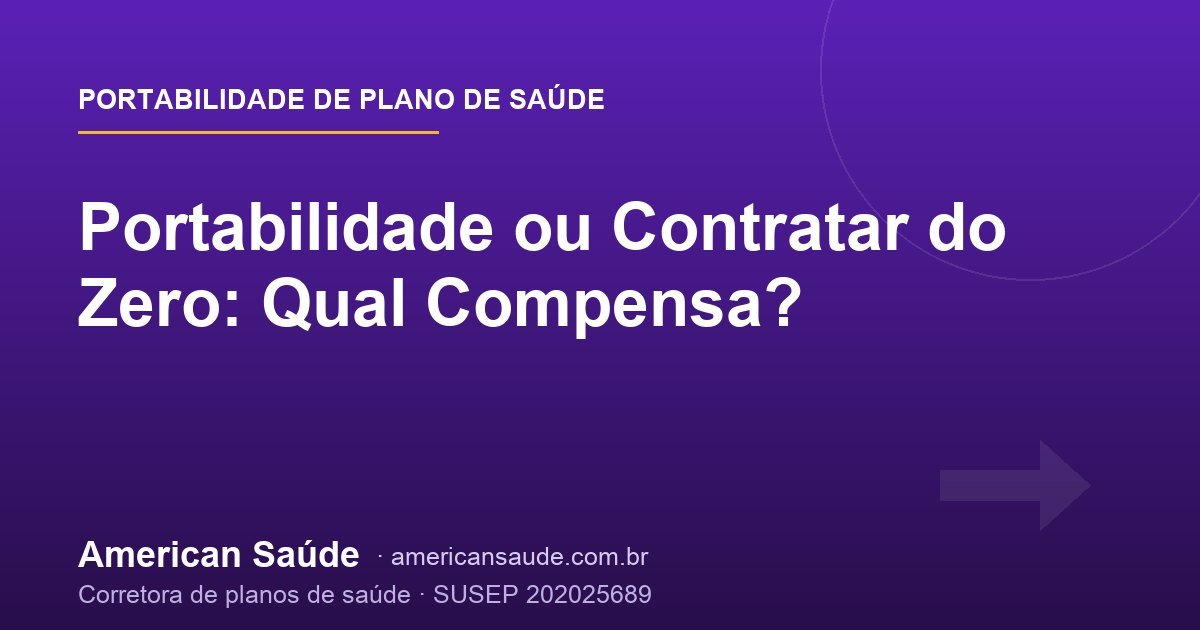 Portabilidade ou Contratar do Zero: Qual Compensa?